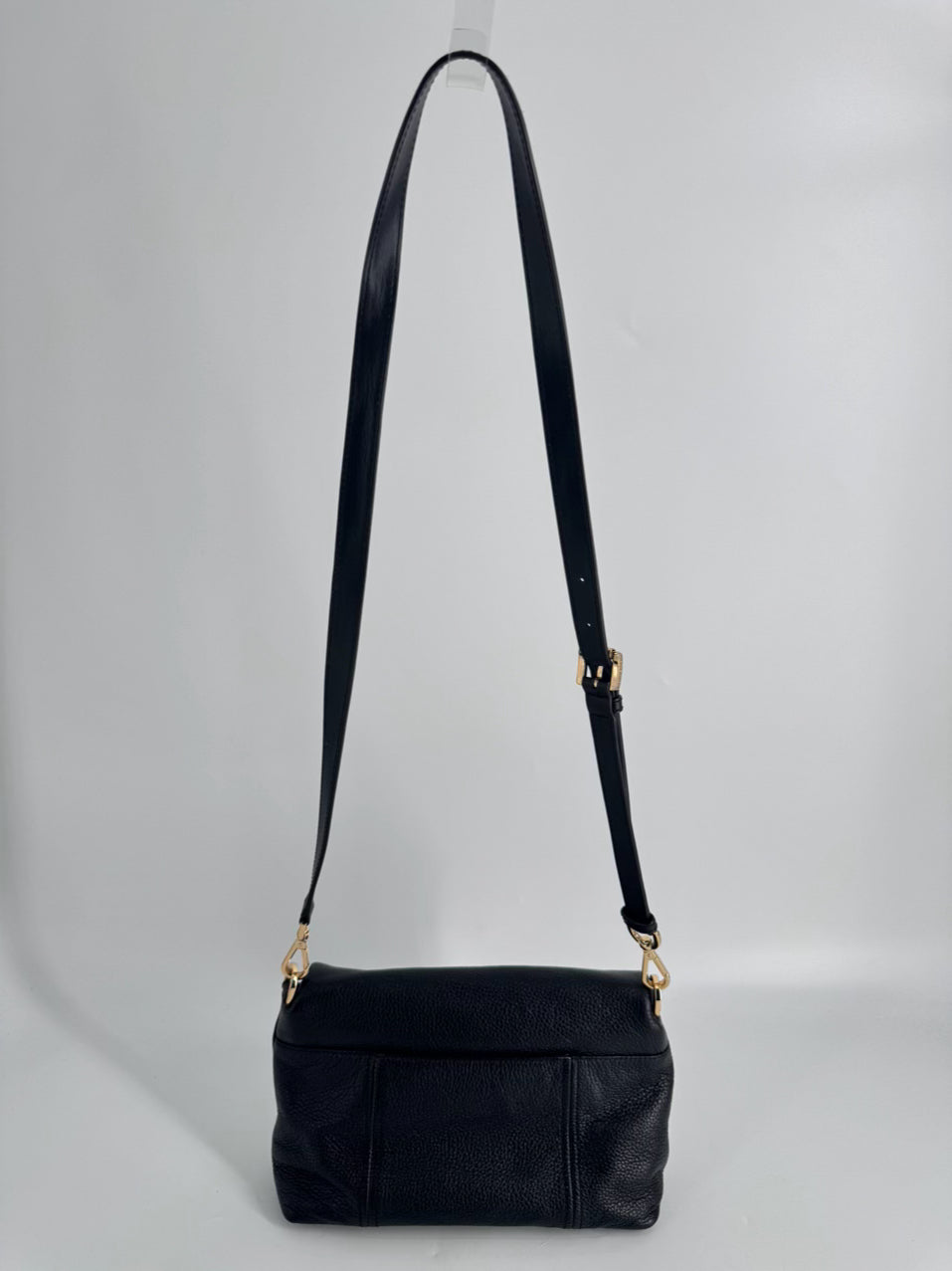 MICHAEL KORS Black Leather Crossbody Bag