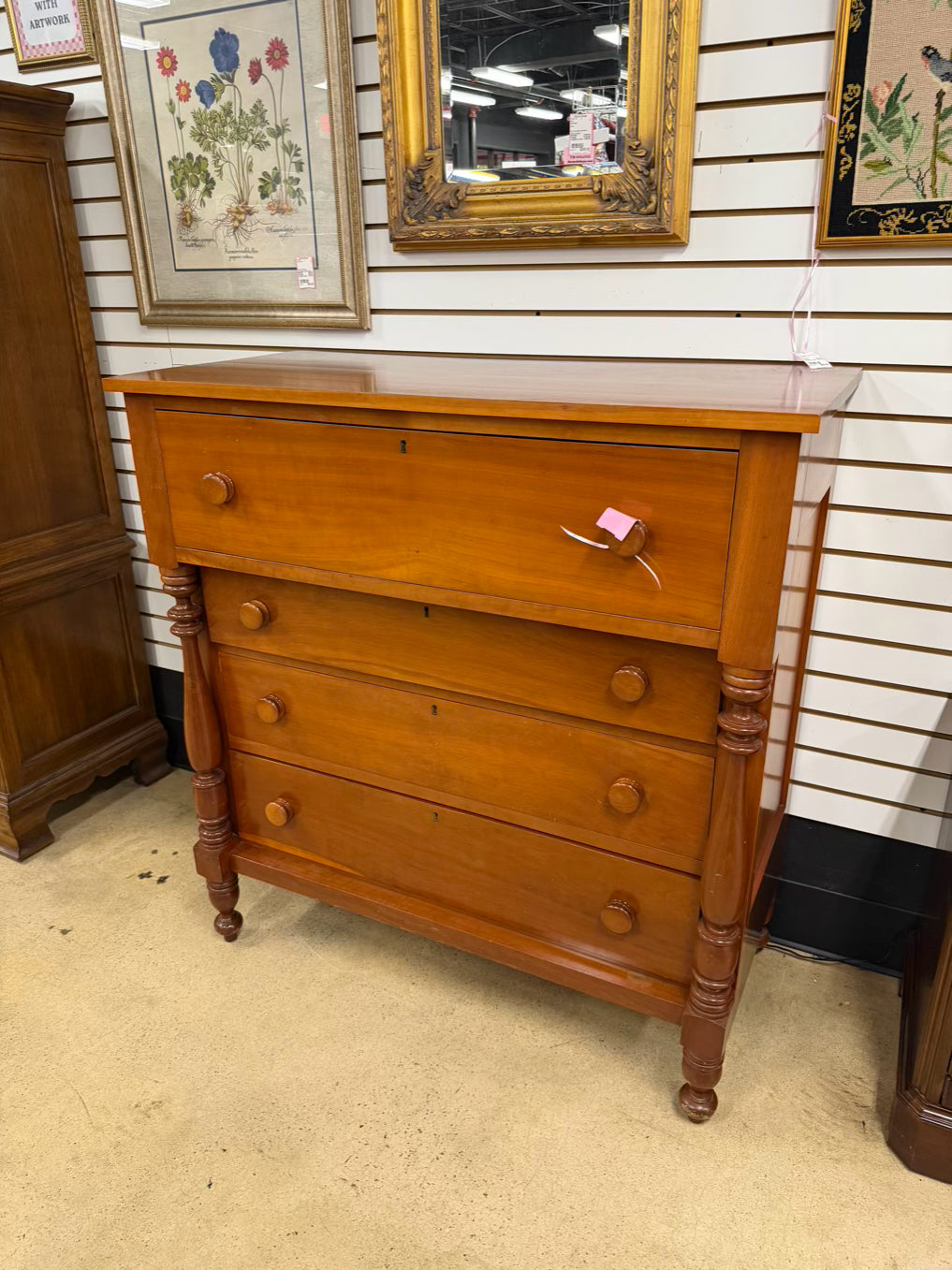 VINTAGE Light Cherry Chest