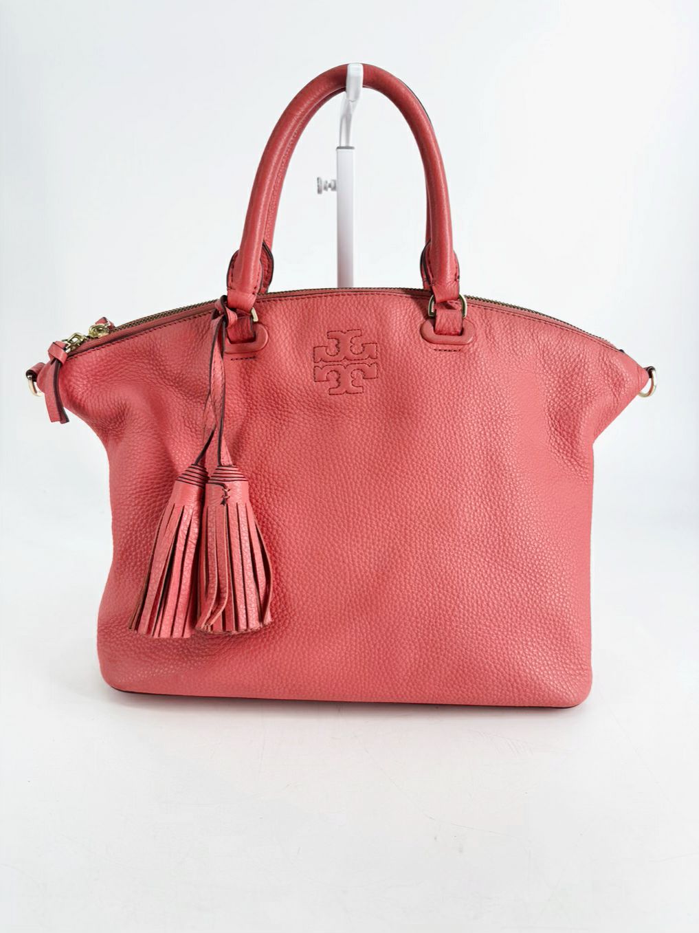 TORY BURCH Coral Leather Purse