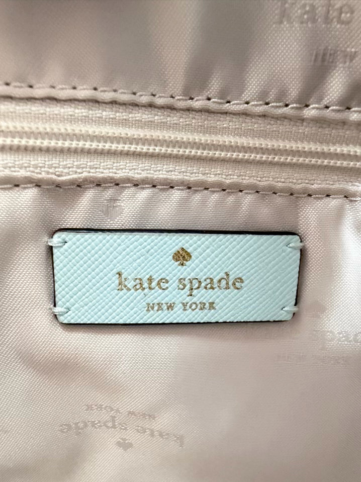 KATE SPADE Ice Blue Leather Crossbody Bag