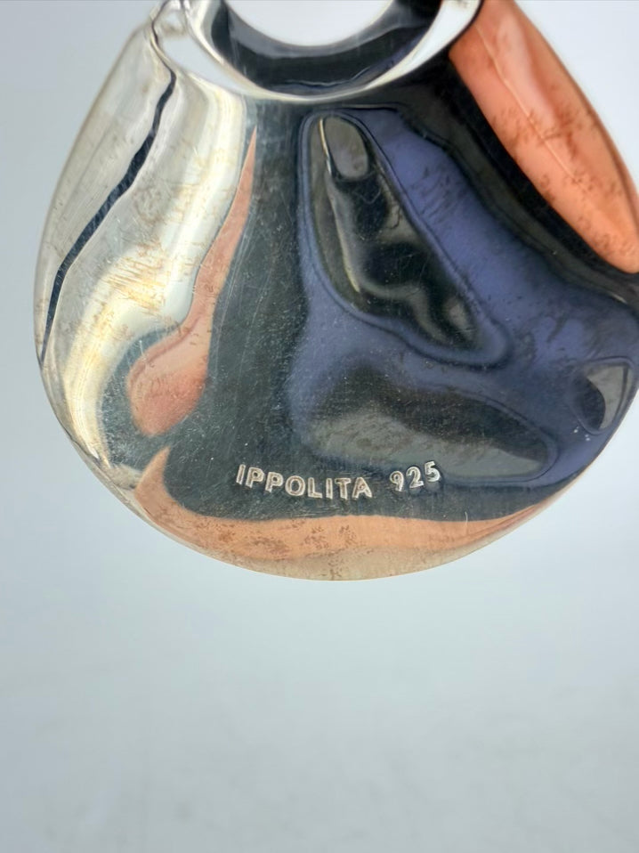 IPPOLITA STERLING SILVER Flat Disk Dangle Earrings