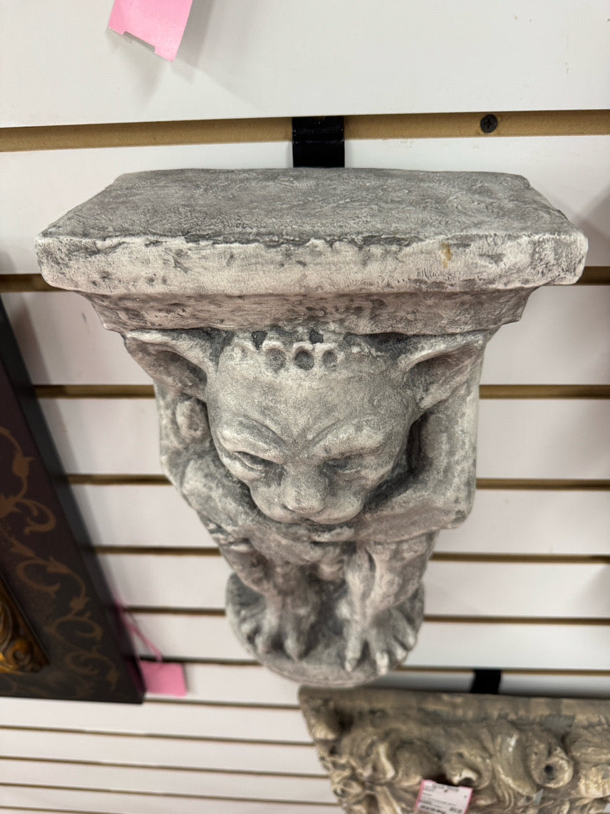 Plaster Gargoyle Wall Hanging Statuary