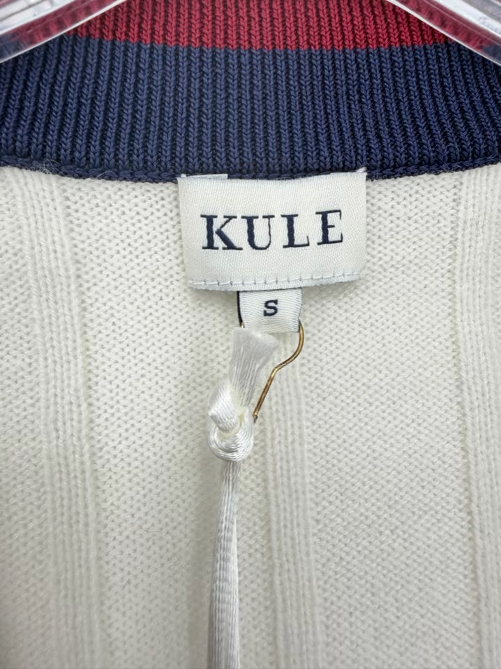 KULE The Sinclair Wmn's Size S Cream Cashmere Cardigan NWT