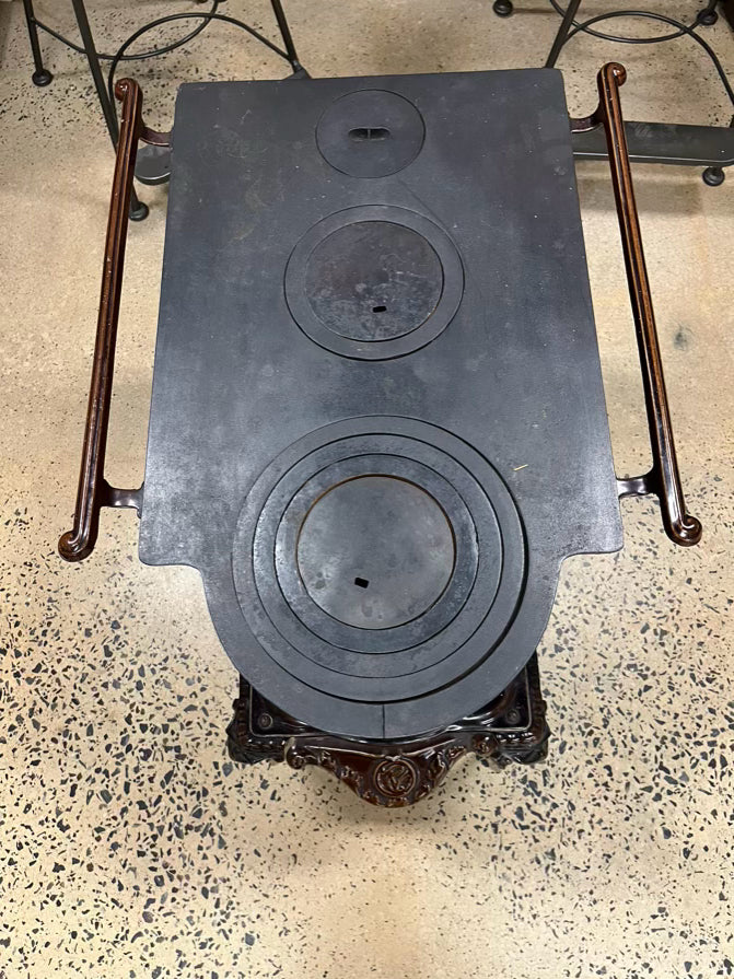 FRENCH Brown Cast Iron Decorative Stove