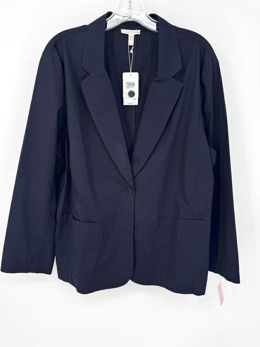 EILEEN FISHER Size XL Navy Blazer NWT