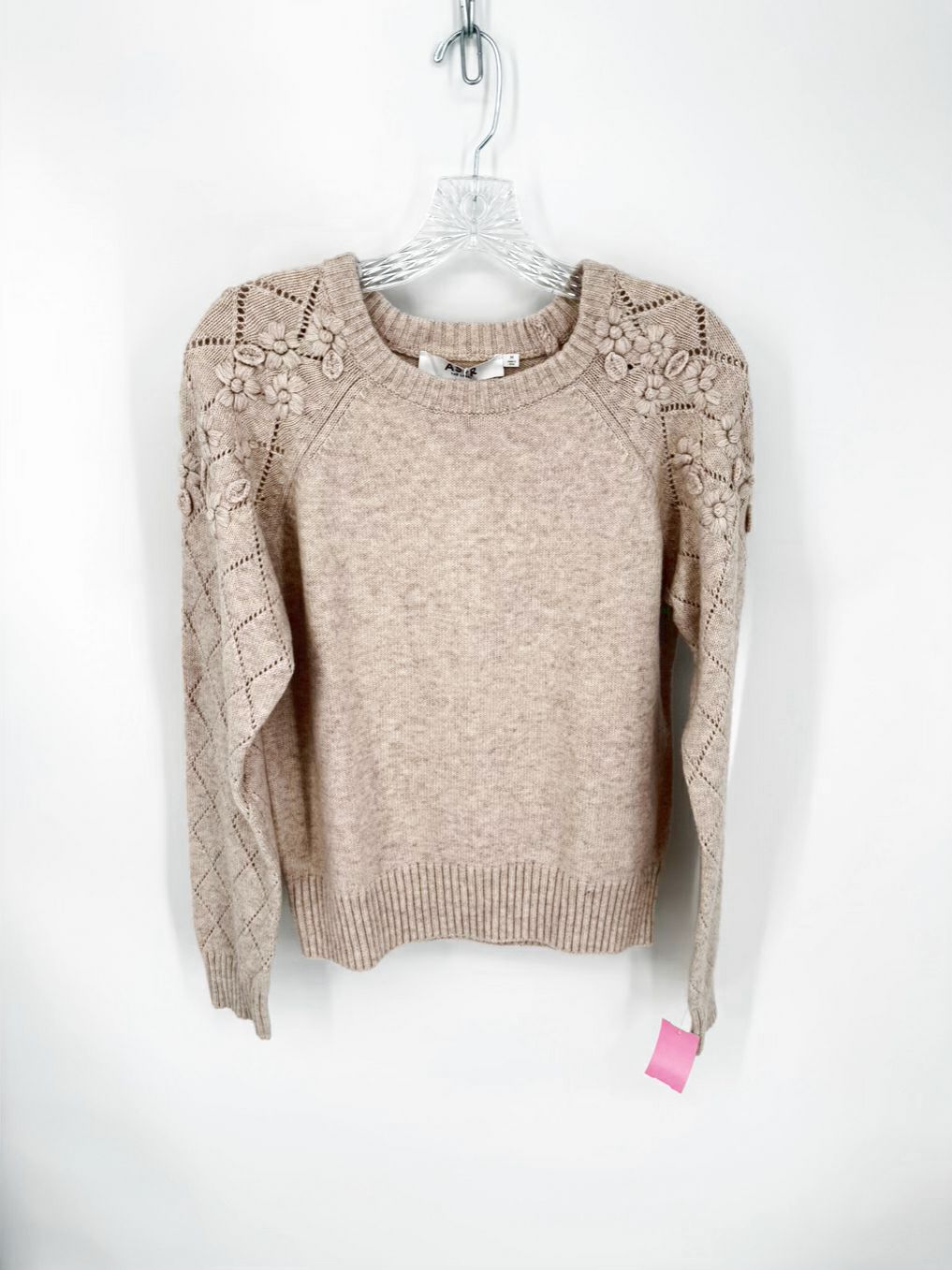 ASTR THE LABEL Florine Wmn's Size M Oatmeal Sweater NWT