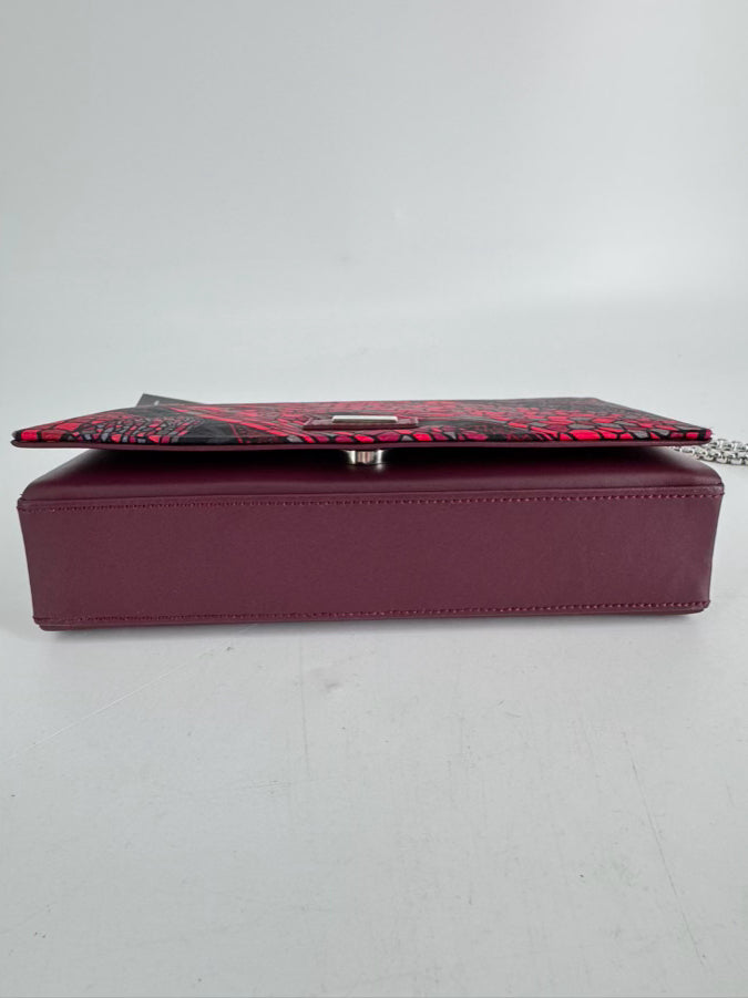 PINEDA COVALIN Red & Black Leather Firefly Crossbody Bag NWT