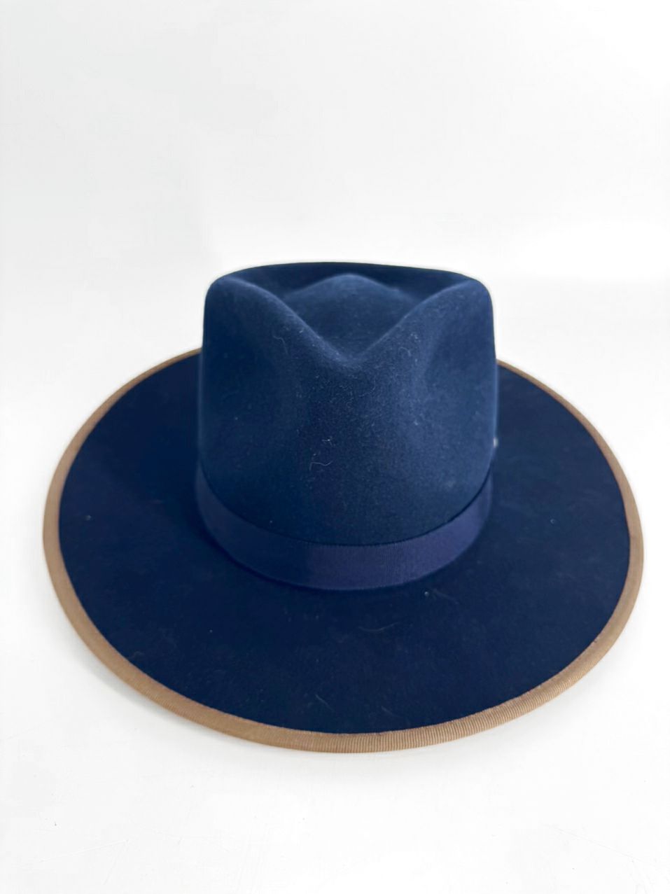 GOORIN BROS Unisex Size Small Navy Suede Fedora