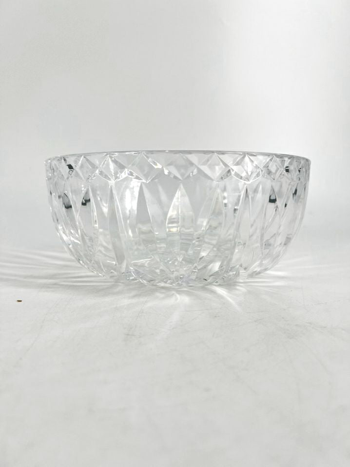WATERFORD Clear Crystal Print Bowl