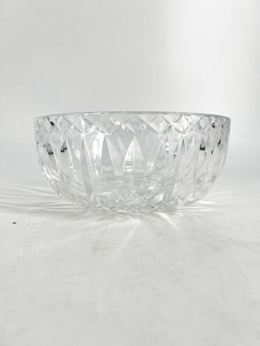 WATERFORD Clear Crystal Print Bowl