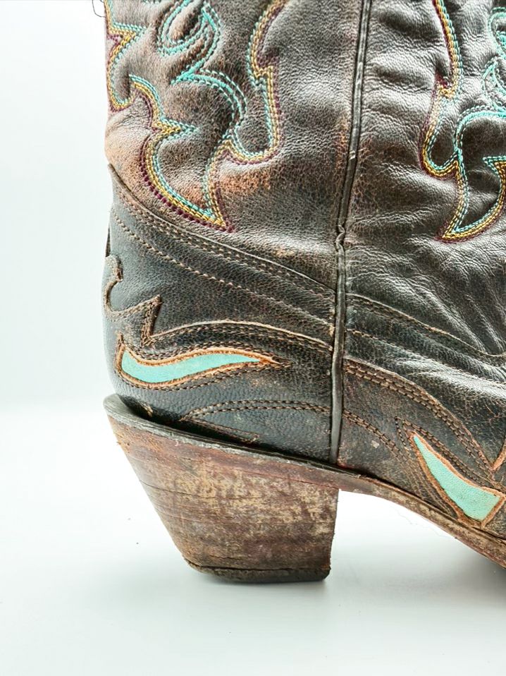 CORRAL WMNS Size 8.5 Brown Leather Western Boots