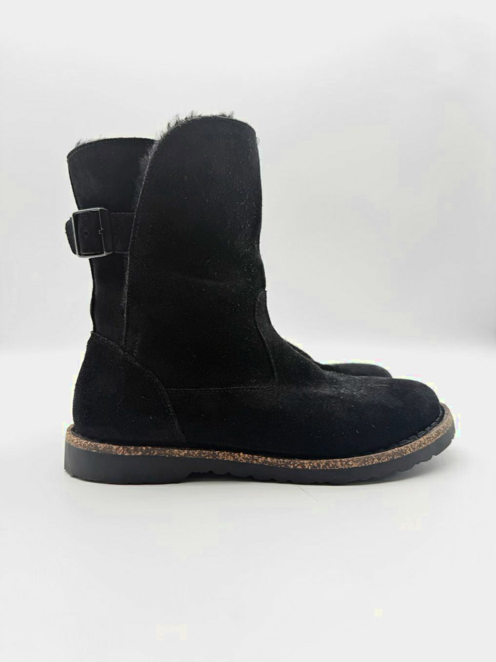 BIRKENSTOCK WMNS Size 39 Black Leather Booties