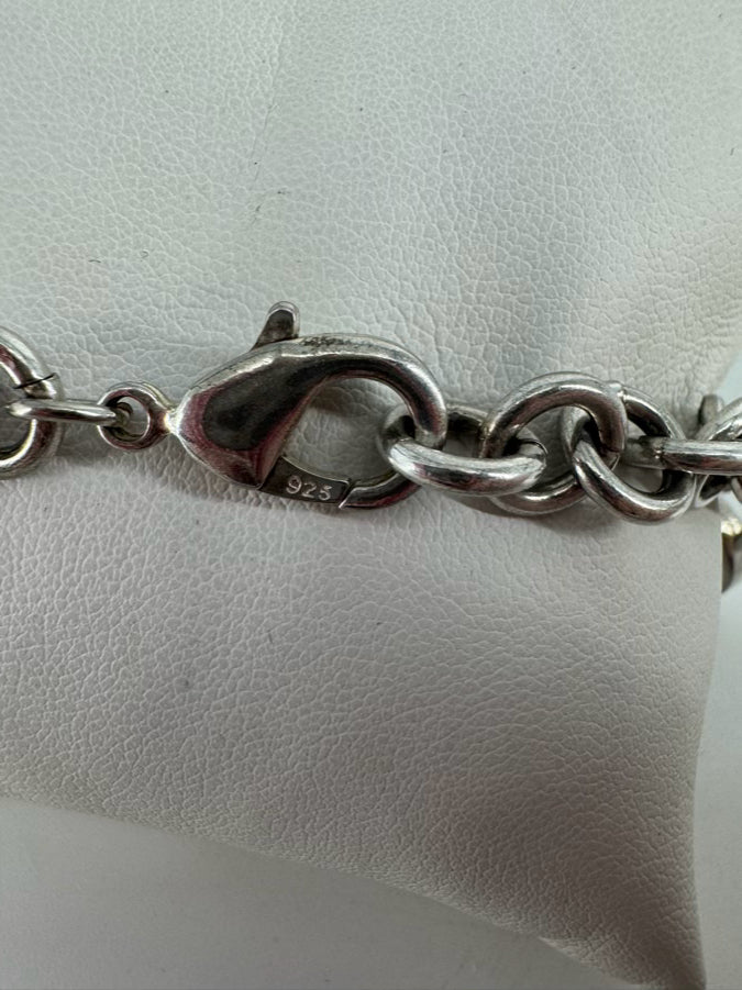 TIFFANY & CO. STERLING SILVER Charm Bracelet