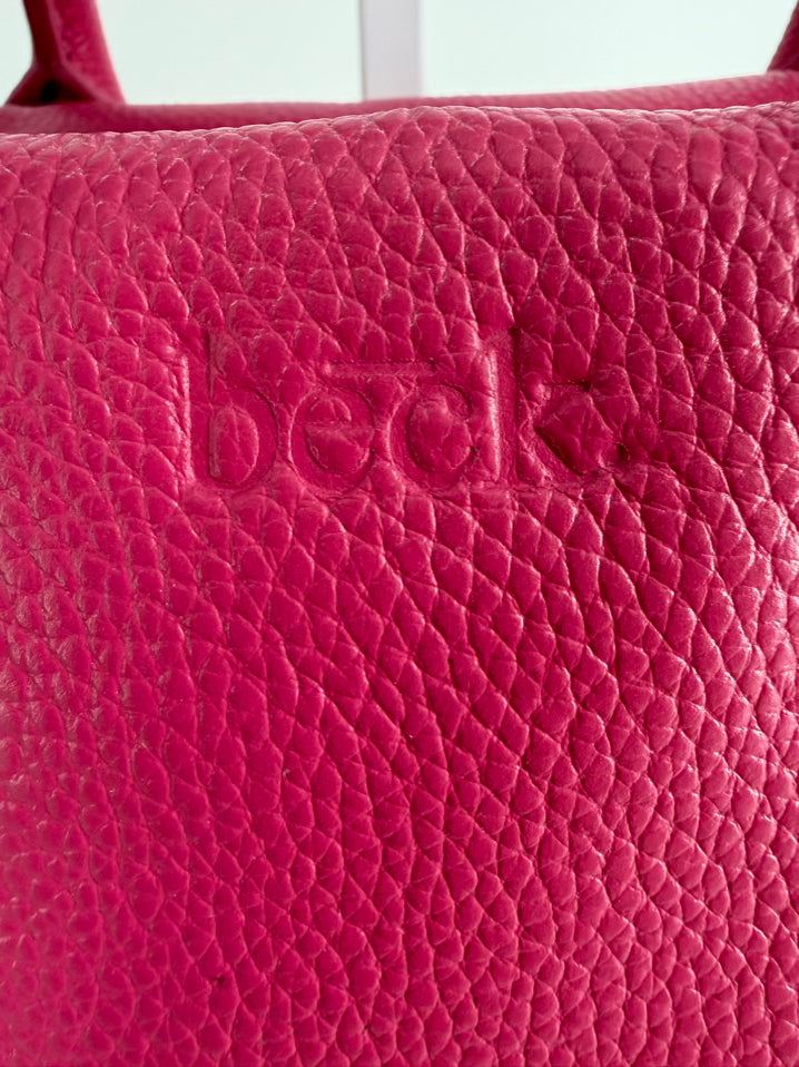 BECK Pink Leather Purse