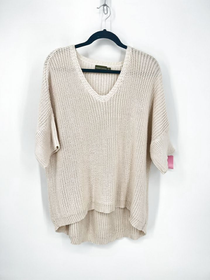 Honest Cotton Size O/S Beige Sweater