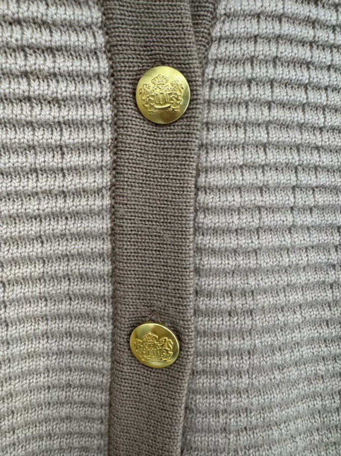 SPARTINA 449 Size L Latte Amelia Sweater Jacket NWT