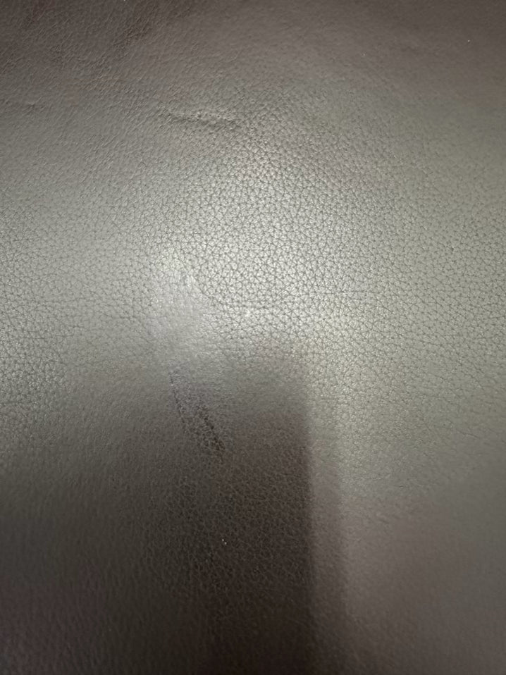 Black Faux Leather Nail Head Chair