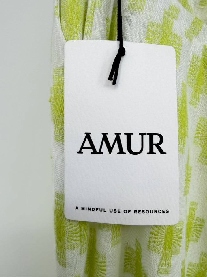 AMUR Size 10 Lime Print Pants NWT