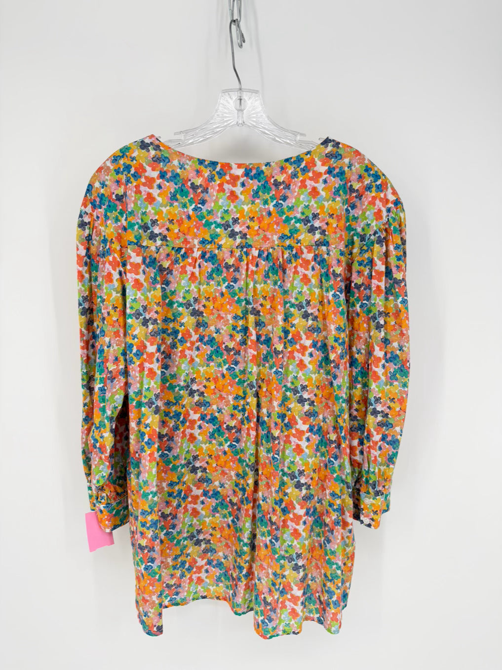 BROOKE WRIGHT Size XL Mustard Floral Blouse