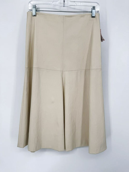 ROSETTA GETTY Size M Beige Midi-Skirt