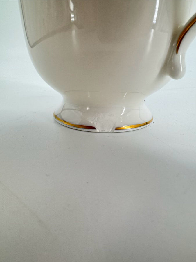 MIKASA White & Black China Dinnerware Set for 12