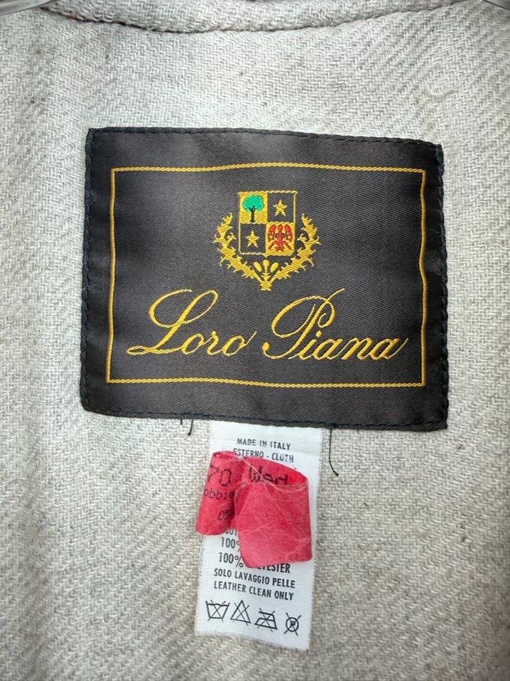 LORO PIANA Wmn's Size S Brown Cashmere Quilted Vest