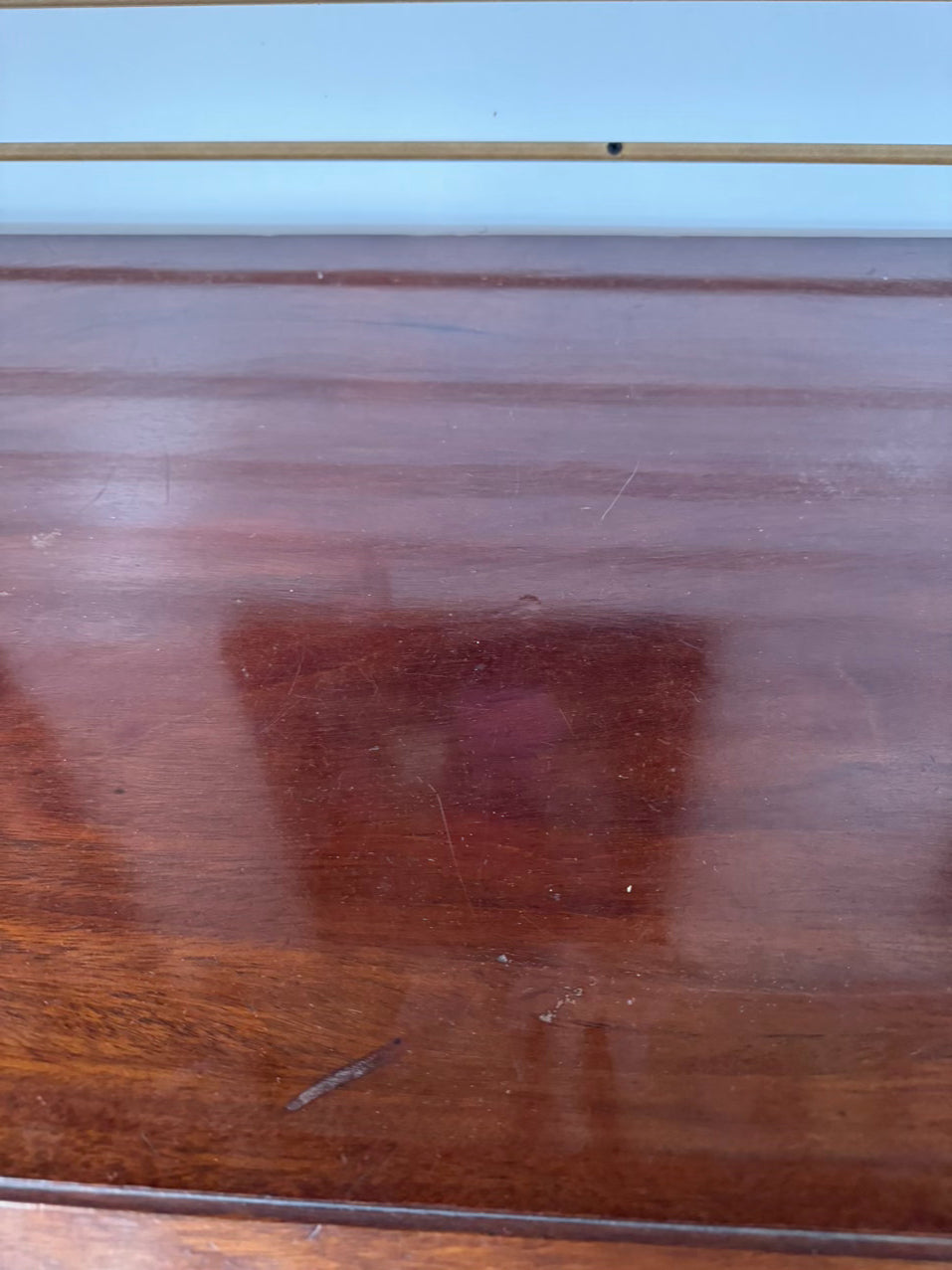 ANTIQUE Wood 5-Drawer Chest