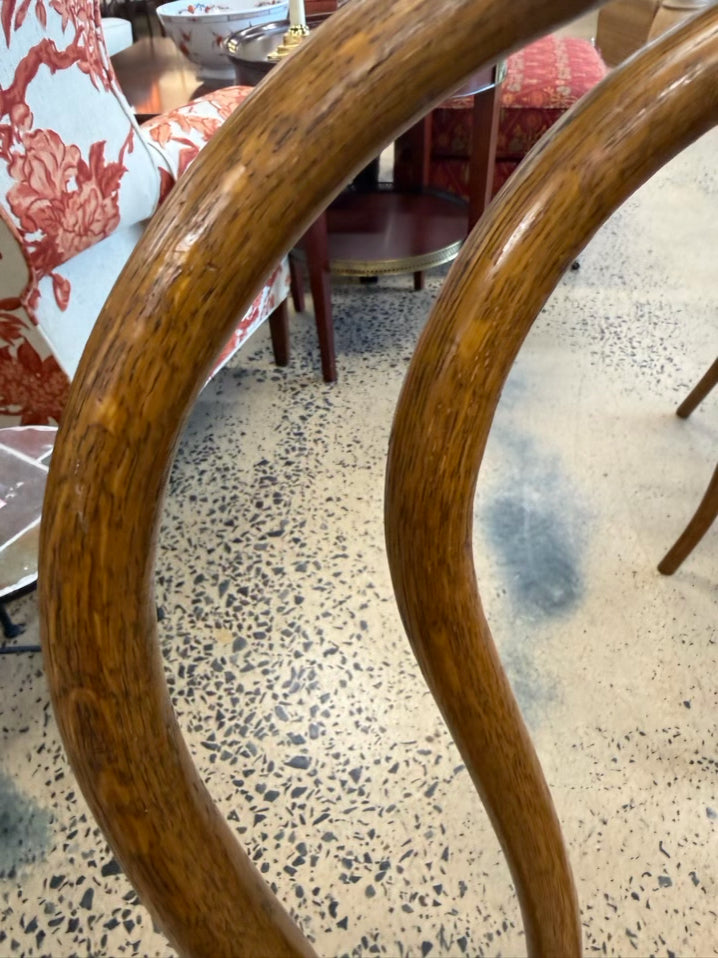 ANTIQUE Bentwood Wood Set of 4 Chairs w/ Cane Bottoms