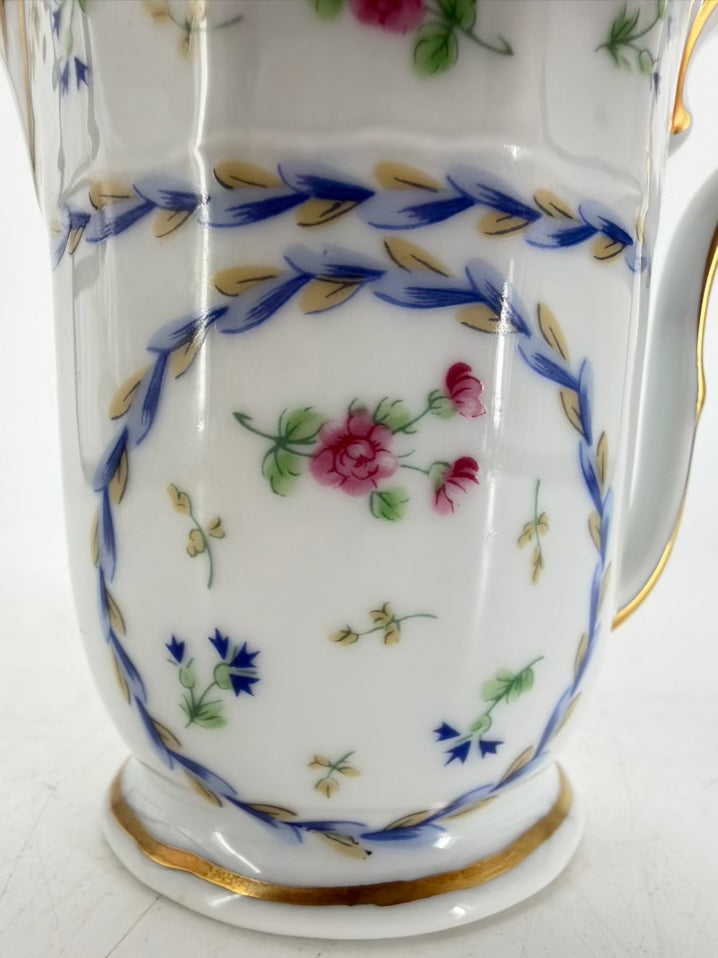 BERNARDAUD Porcelain Artois Bleu Cream & Sugar