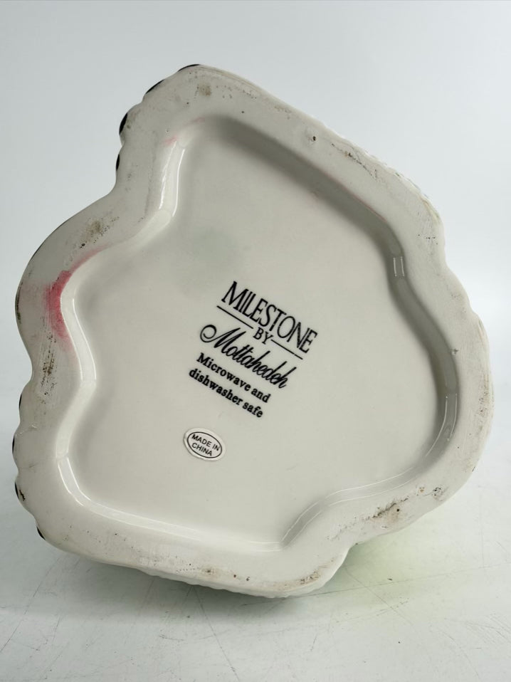 MOTTAHEDEH White & Green Frog Pitcher