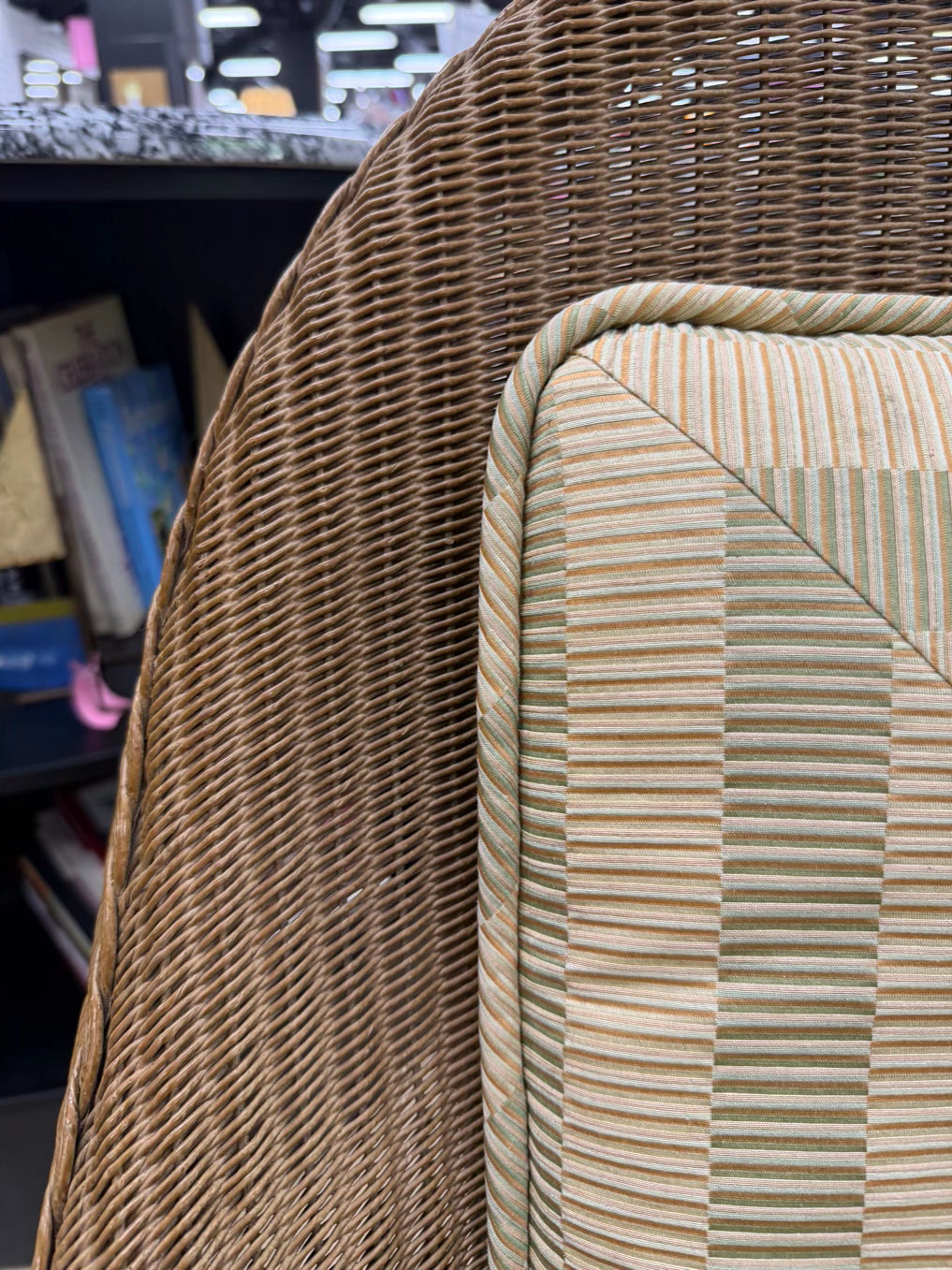 LOYD LOOM Carmel Wicker Pair Of Outdoor Chairs w/ Cushions