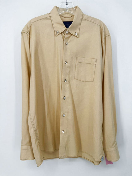 CALDER CARMEL Size L Yellow Long Sleeve Shirt