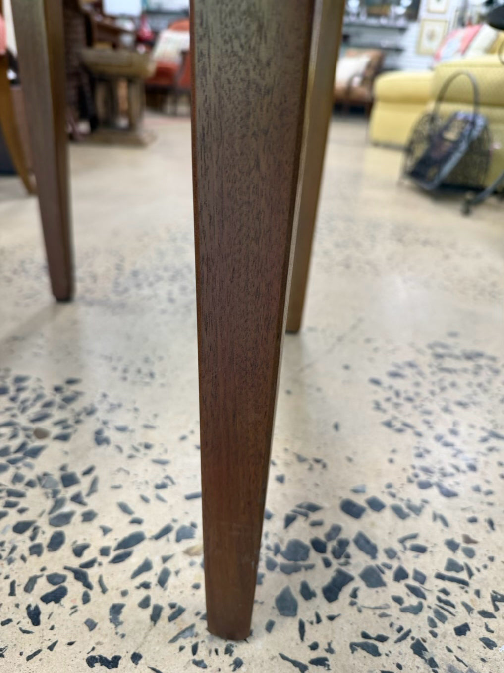 VINTAGE Light Pine Drop Leaf End Table