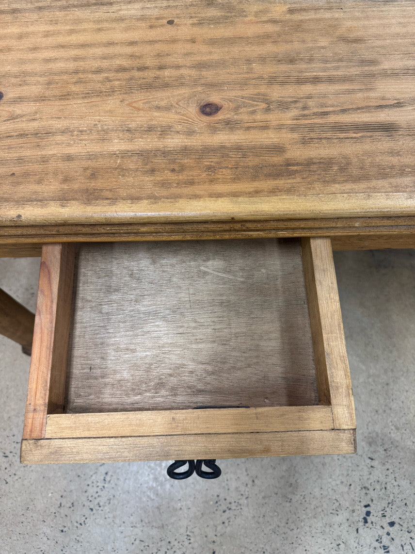 Mellow Pine 2 Drawer Table