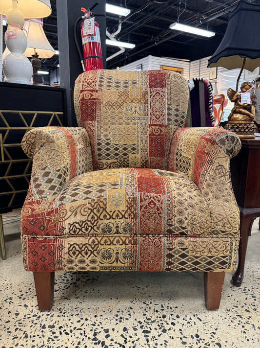 CRAFTMASTER Gold & Rust Chair