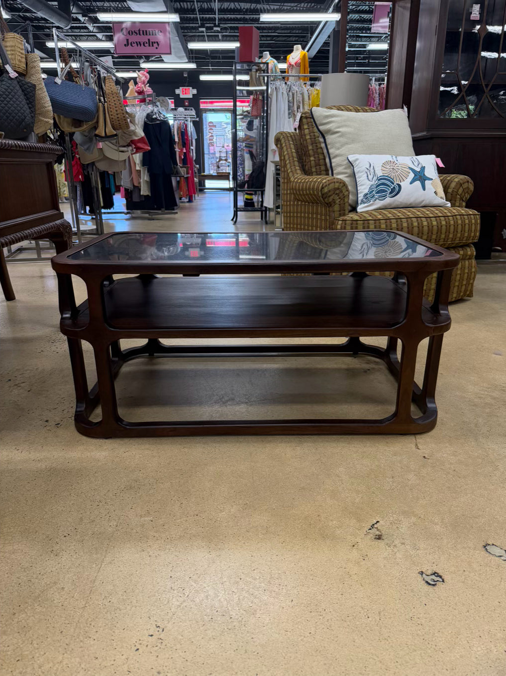 ELEVARRE Coffee Table w/ Marble Top