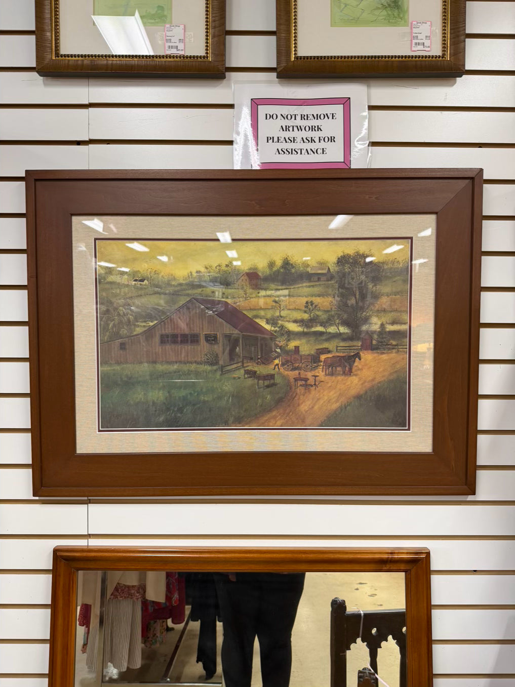 Cabinet Maker Business Print In Brown Frame