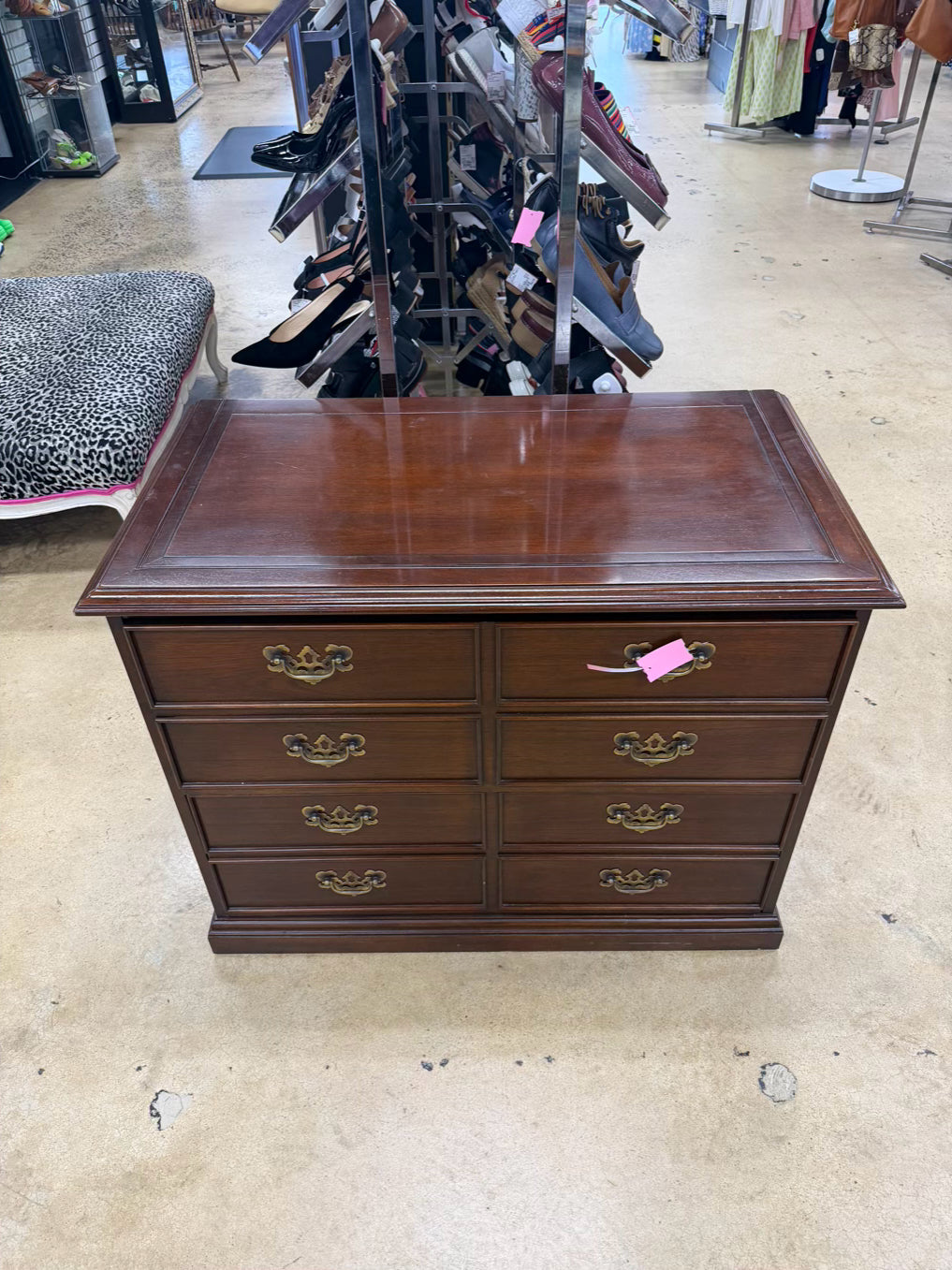 HEKMAN Mahogany 2 drawer File Cabinet
