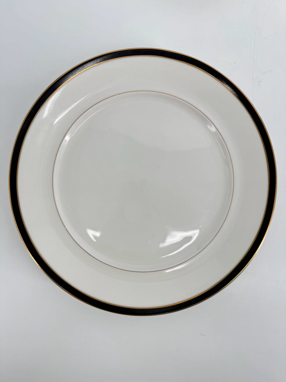 MIKASA White & Black China Dinnerware Set for 12