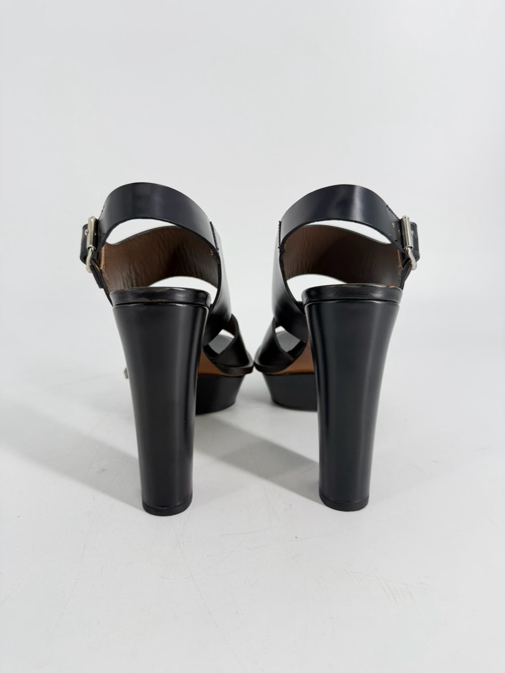 MARNI Size 39.5 Black Heels