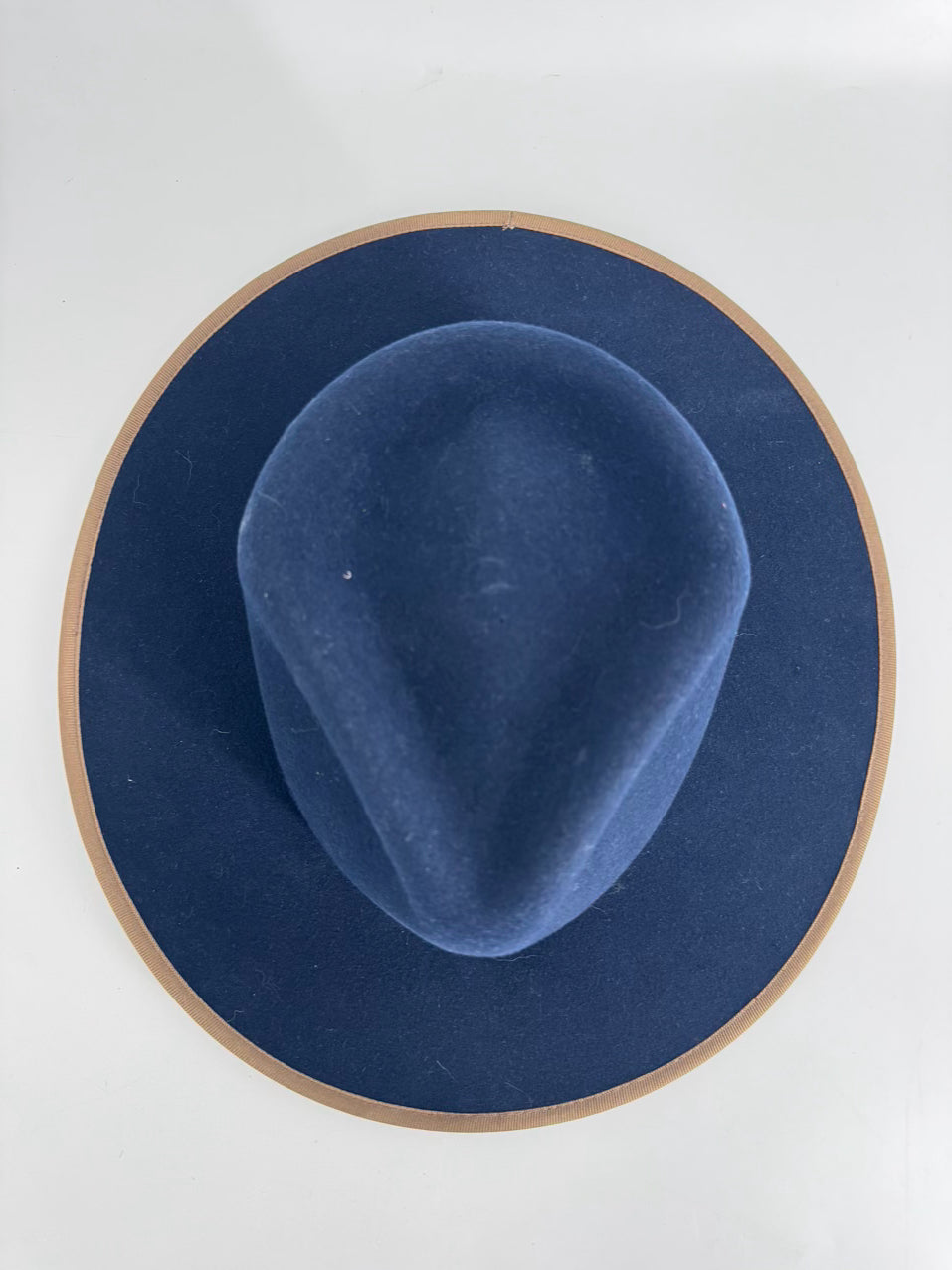 GOORIN BROS Unisex Size Small Navy Suede Fedora