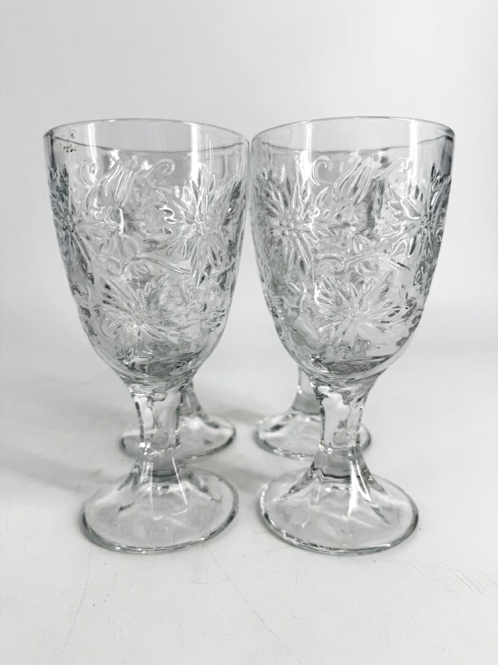 PRINCESS HOUSE Clear Glass Fantasia Set Of 4 Water Glasses