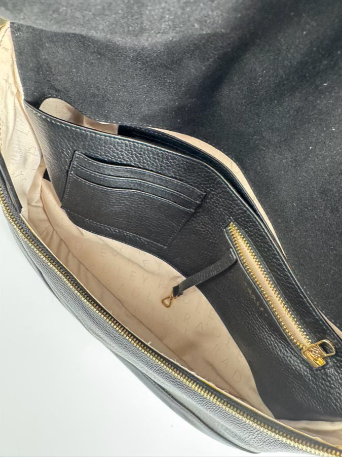 RADLEY LONDON Black Pebbled Leather Purse