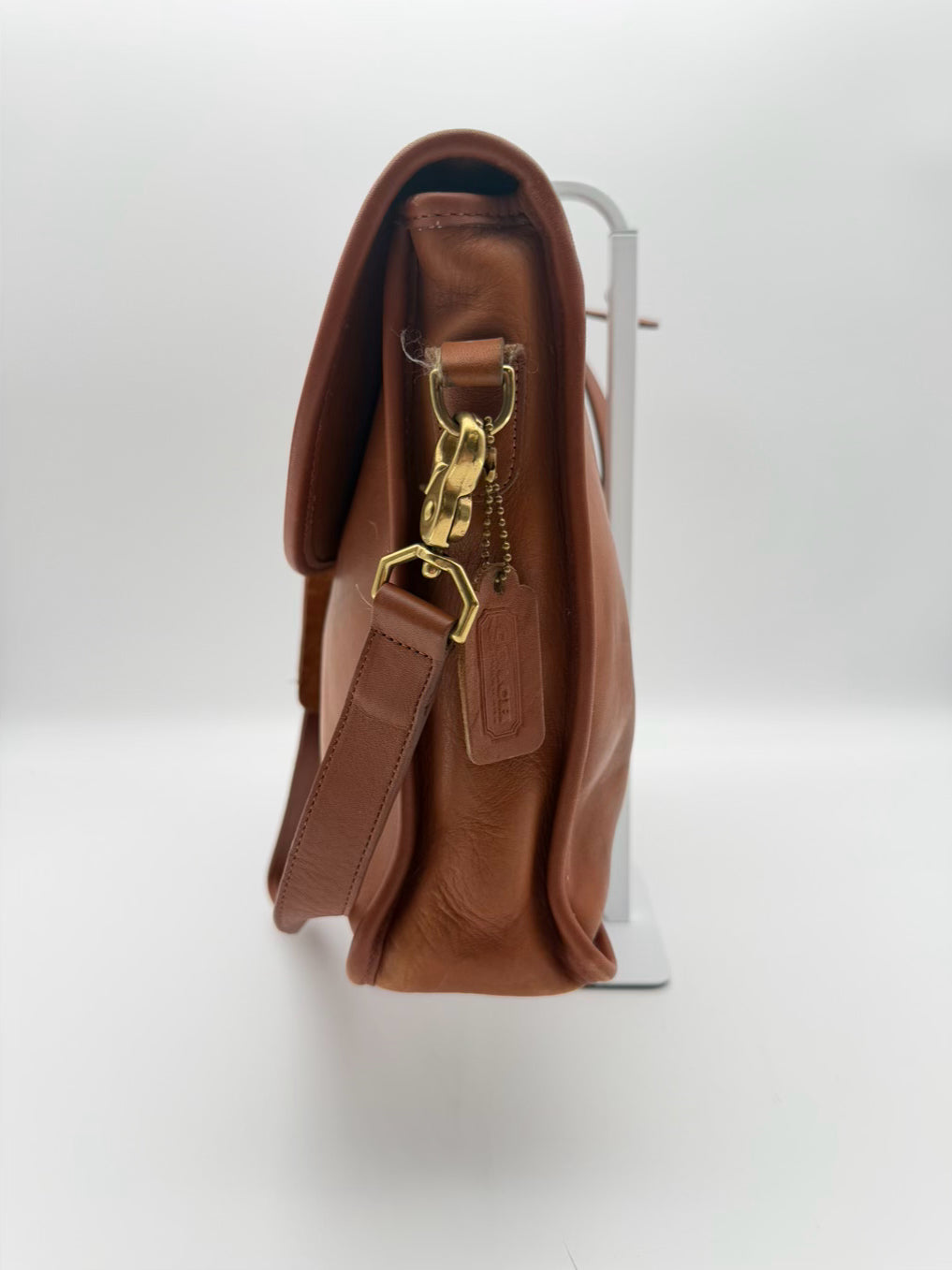 COACH Leather Cognac Briefcase