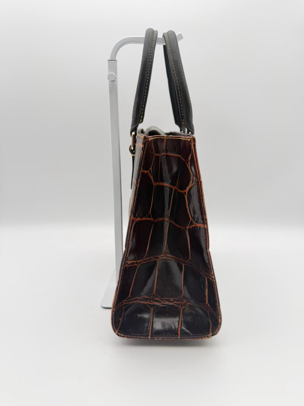 DOONEY & BOURKE Chocolate Leather Embossed Purse