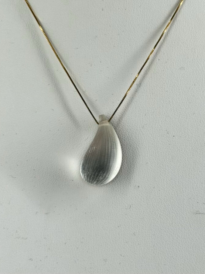 ALEXIS BITTAR 14K Lucite Dew Drop Necklace