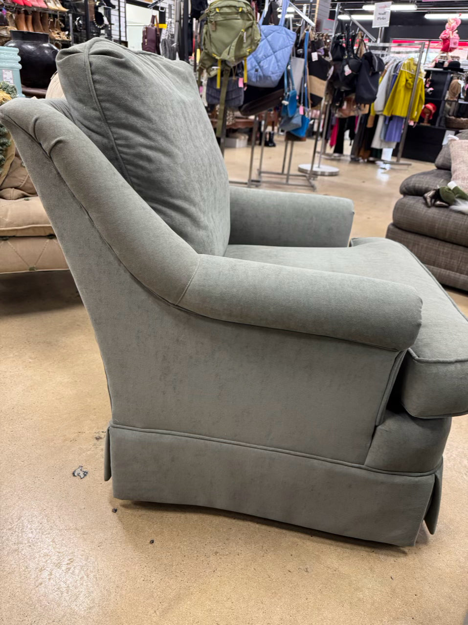 CR LAINE Green Pair of Chairs