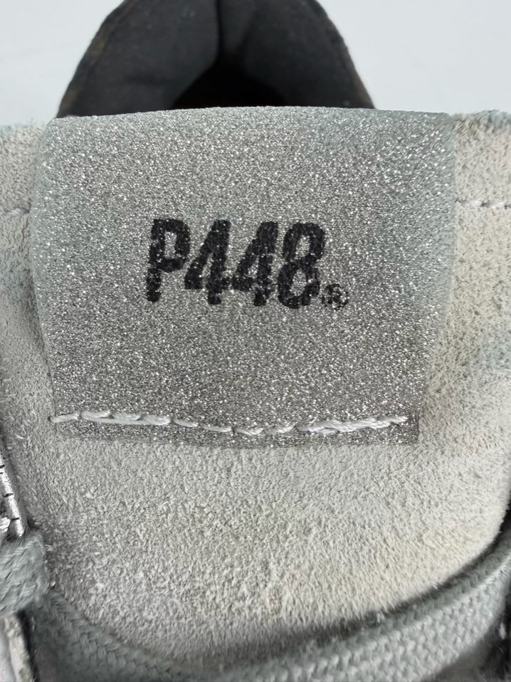 P448 Size 38 Silver Sparkle Casual Shoes NWOT