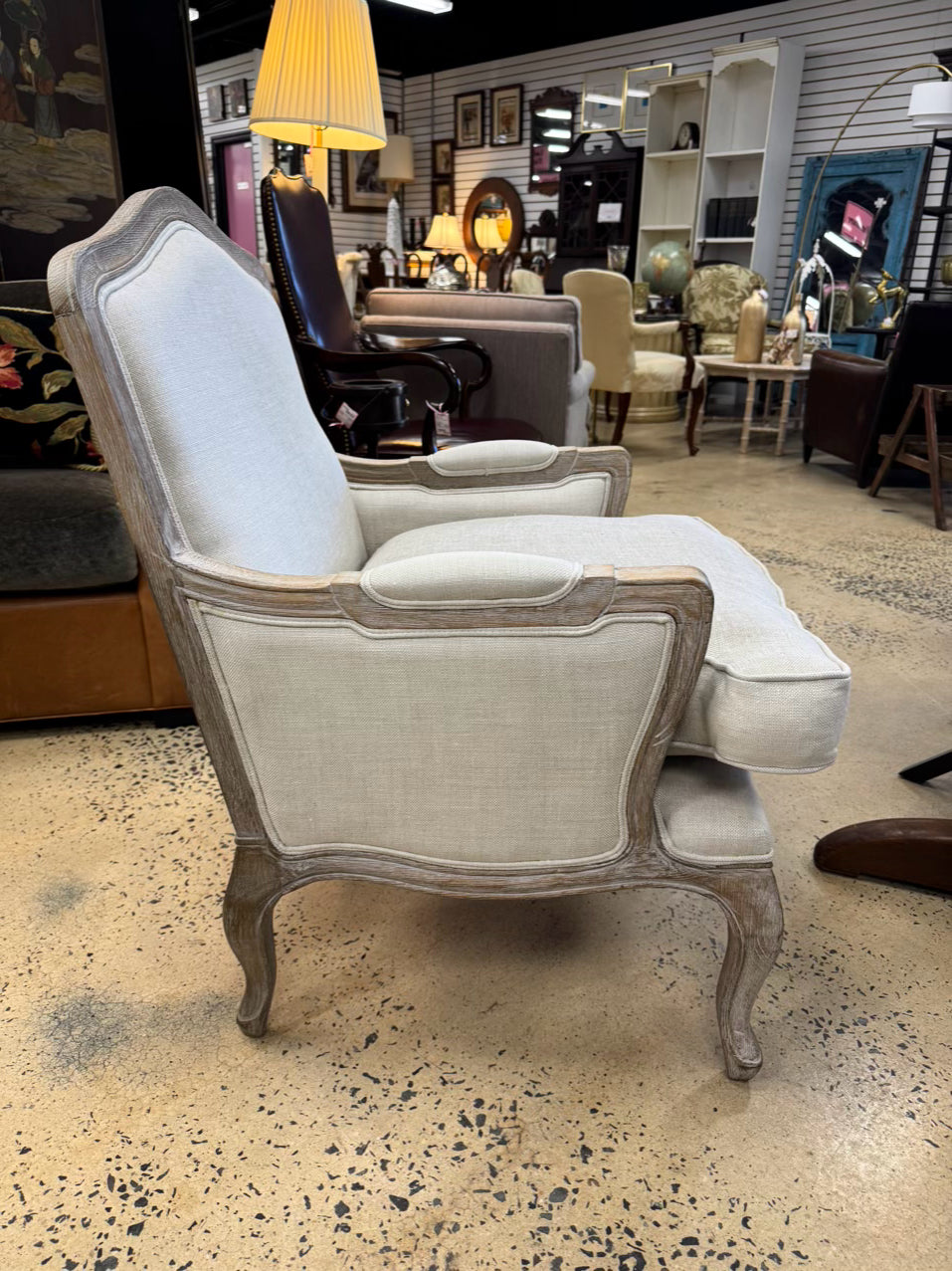RESTORATION HARDWARE Cream Marseilles Chair