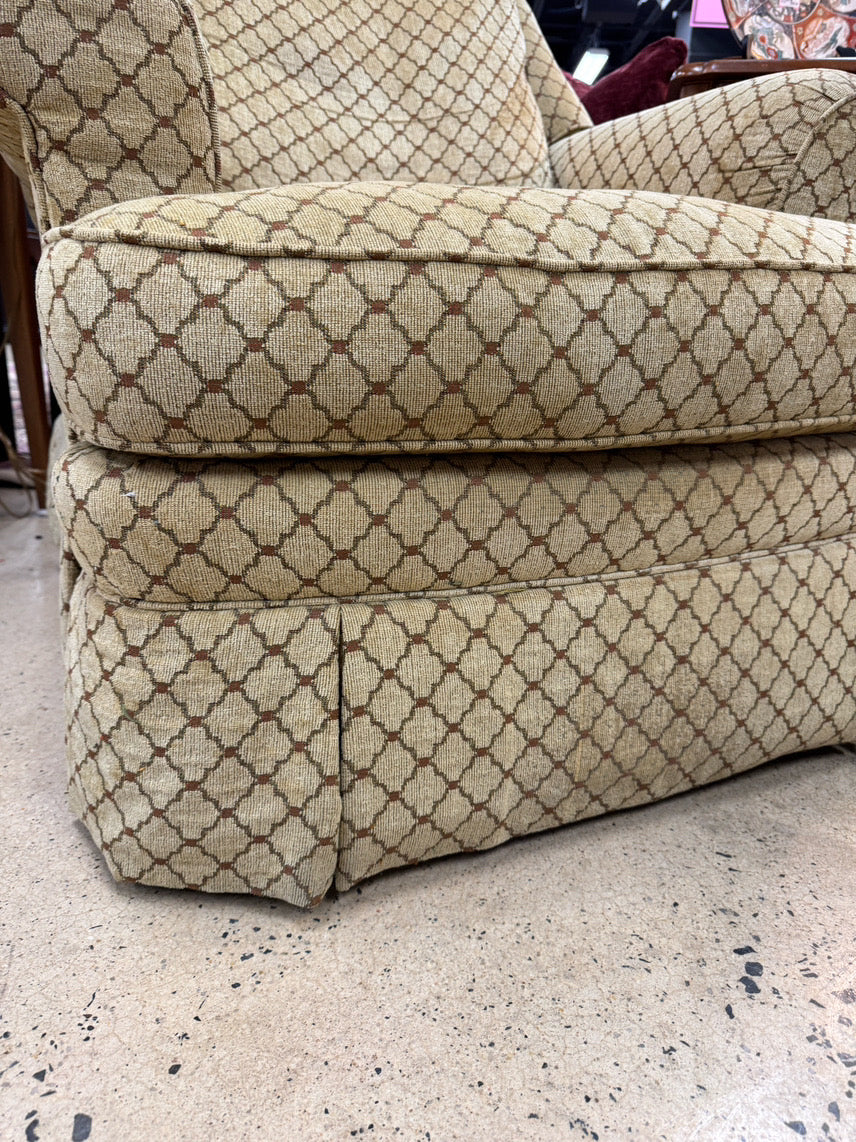 MOTION CRAFT Cream & Gold Recliner